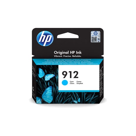 Hp - Cartuccia ink originale - 912 -  Ciano - 3YL77AE - 315 pag