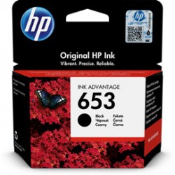 Hp - Cartuccia ink originale- 653 - nero - 3YM75AE - 360 pag