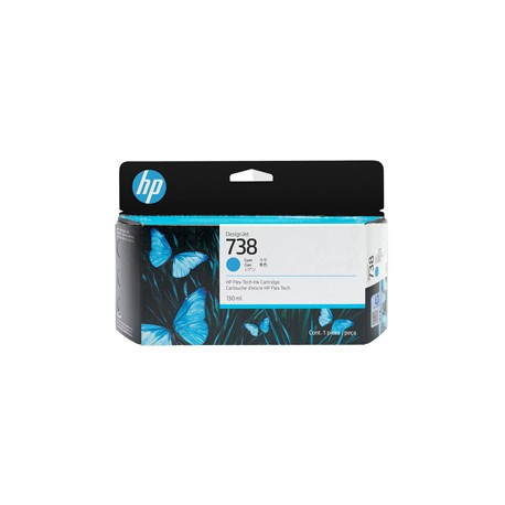 Hp originale - Cartuccia Ink DesignJet 738 - Ciano - 498N5A - 130ml