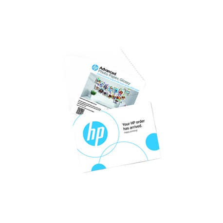 Hp - Carta fotografica - 65 lb, 5 x 5 in. (127 x 127 mm) - 49V50A - 20 fogli