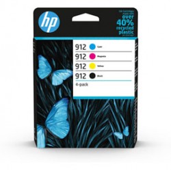 Hp - Cartuccia ink originale - 912 - C/M/Y/K - 6ZC74AE - 1.245 pag