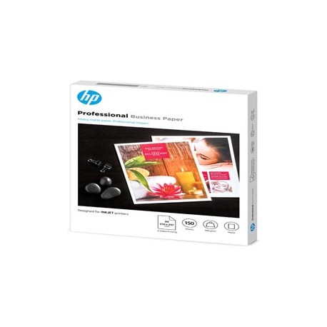 Hp - Confezione da 150 fogli carta per getto d'inchiostro HP originale opaca professionale A4 - 7MV79A