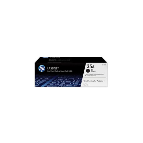 Hp - Confezione 2 Toner originale- 35A - Nero - CB435AD - 1.500 pag/cad