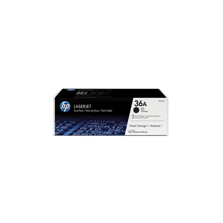 Hp - Confezione 2 Toner originale - 36A - Nero - B436AD - 2.000 pag cad