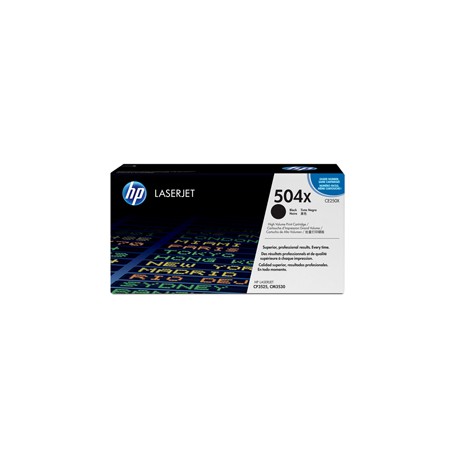 Hp - Toner originale - 504X - Nero - CE250X - 10.500 pag