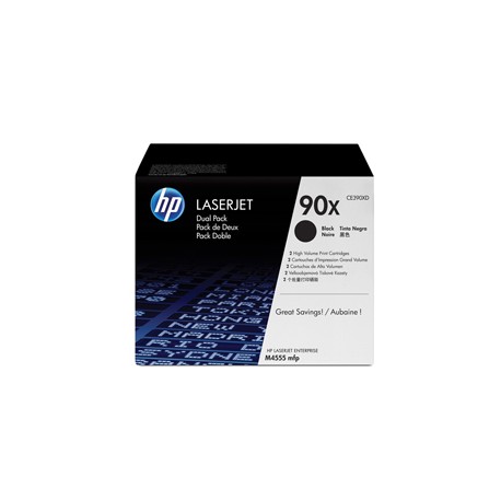 Hp - Confezione 2 Toner originale - 90X - Nero - CE390XD - 24.000 pag cad