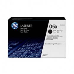 Hp - Confezione 2 Toner originale - 05X - Nero - CE505XD - 6.500 pag cad