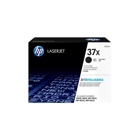 Hp - Toner originale - 37X - Nero - CF237X - 25.000 pag