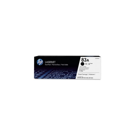 Hp - Confezione 2 Toner originale - 83A - Nero - CF283AD - 1.500 pag cad