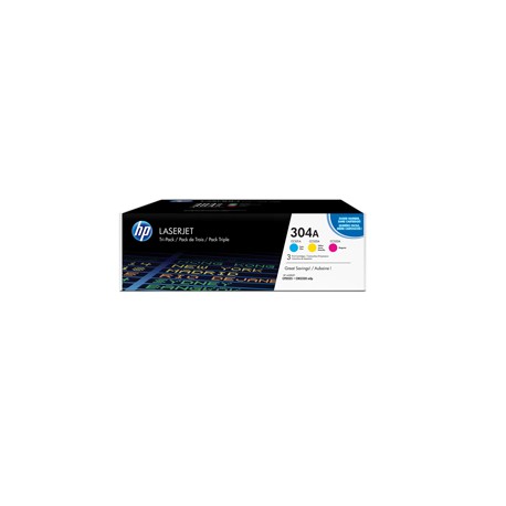 Hp - Confezione 3 Toner originale - 304A - C/M/Y - CF372AM - 2.800 pag cad