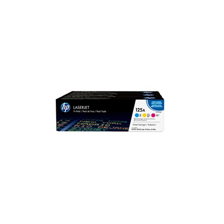 Hp - Confezione 3 Toner originale - 125A - C/M/Y - CF373AM - 1.400 pag cad