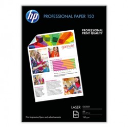 Hp - Confezione da 150 Fogli Carta originale professionale per stampe laser - lucida - 150 g/m2 - A4 - 210 x 297 mm - CG