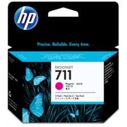 Hp - Confezione 3 cartucce ink originale - 711 - Magenta - CZ135A - 29ml cad