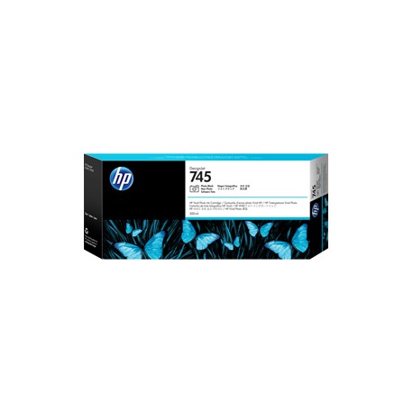 Hp - Cartuccia ink originale - 745 - Nero fotografico - F9K04A - 300ml