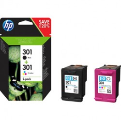 HP 301 INK CARTRIDGE COMBO 2-Pack (NERO+COLORE)