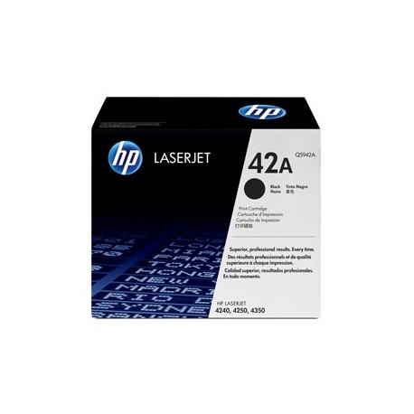 Hp - Toner originale - 42A - Nero - Q5942A - 10.000 pag