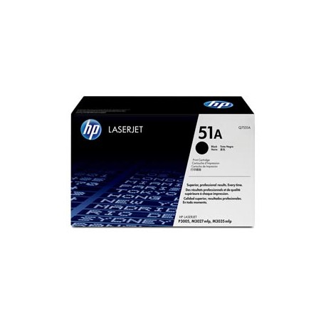 Hp - Toner originale - 51A - Nero - Q7551A - 6.500 pag