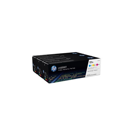 Hp - Confezione 3 Toner originale - 131A - C/M/Y - U0SL1AM - 1.800 pag cad