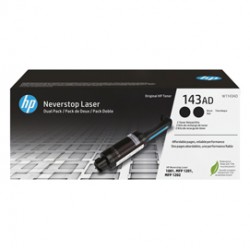 Hp - Conf. 2 pezzi Kit di ricarica Toner originale - 143AD - Nero - W1143AD - 2.500 pag