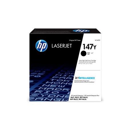 Hp - Toner originale  - 147Y - Nero - W1470Y - 42.000 pag