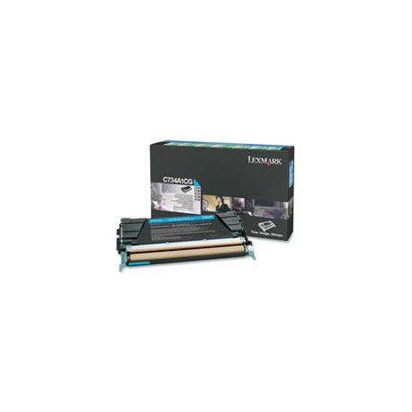 Lexmark - Toner - Ciano - C734A1CG - return program - 6.000 pag