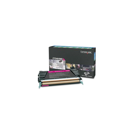 Lexmark - Toner - Magenta - C734A1MG - return program - 6.000 pag