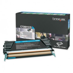 Lexmark - Toner - Ciano - C734A1CG - return program - 6.000 pag