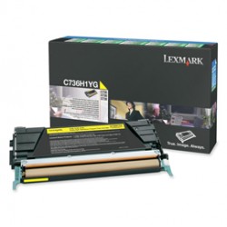 Lexmark - Toner - Giallo - C736H1YG - return program - 10.000 pag