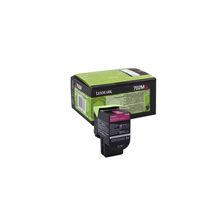 Lexmark - Toner - Magenta - 70C20M0 - return program - 1.000 pag