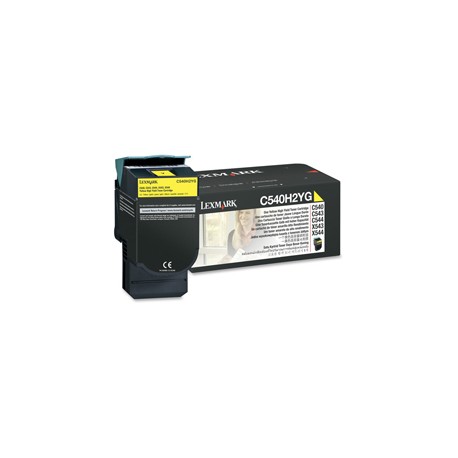 Lexmark - Toner - Giallo - C540H2YG - non return program - 2.000