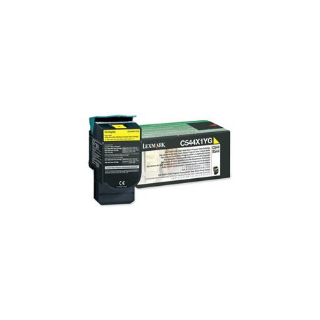 Lexmark - Toner - Giallo - C544X1YG - return program - 4.000 pag