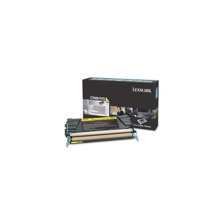 Lexmark - Toner - Giallo - C748H1YG - return program - 10.000pag