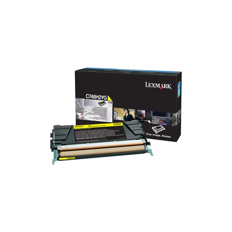 Lexmark - Toner - Giallo - C748H2YG - non return program - 10.000 pag