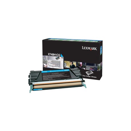 Lexmark - Toner - Ciano - X748H1CG - return program - 10.000 pag