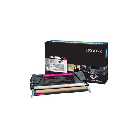 Lexmark - Toner - Magenta - X748H1MG - return program - 10.000 pag