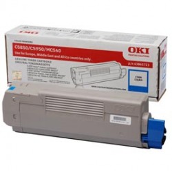 Oki - Toner - Ciano - C5850/C5950 - 43865723 - 6.000 pag