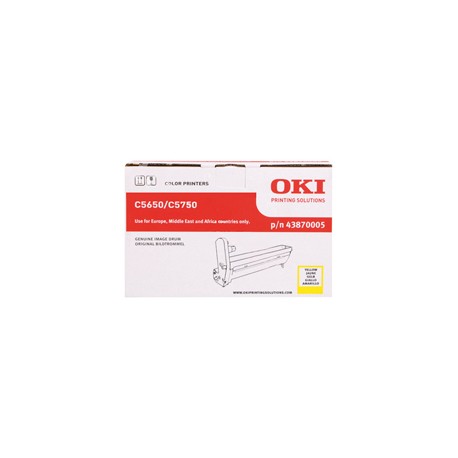 Oki - Tamburo - Giallo - C5650/5750 - 43870005 - 20.000 pag