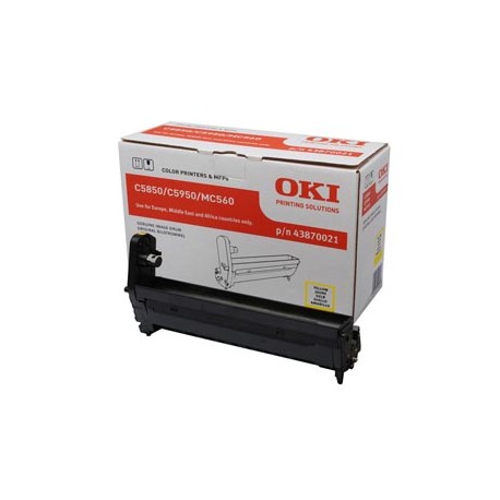 Oki - Tamburo - Giallo - C5850/5950 - 43870021 - 20.000 pag