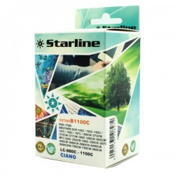 Starline - Cartuccia ink - per Brother - Ciano - LC980C - 16ml