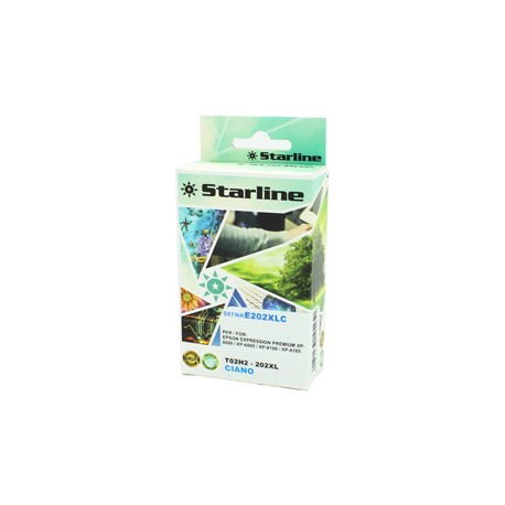 Starline - Cartuccia Ink compatibile per Epson 202XL - Ciano - 13ml