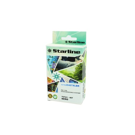 Starline - Cartuccia Ink compatbile per Epson 407 - Nero - 45ml