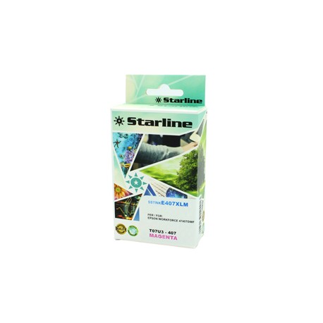 Starline - Cartuccia Ink compatbile per Epson 407 - Magenta - 26ml