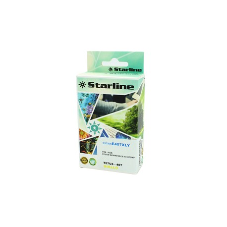 Starline - Cartuccia Ink compatbile per Epson 407 - Giallo - 26ml