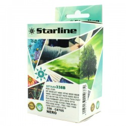 Starline - Cartuccia - ink Nero per print c/Hp 338
