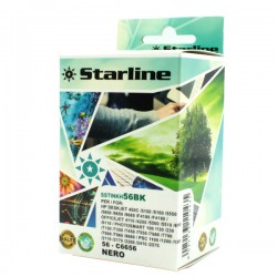 Starline - Cartuccia - ink Nero per print c/Hp 56