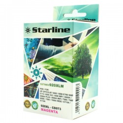 Starline - Cartuccia - ink Magenta per print c/Hp n. 920 e 920xl con chip