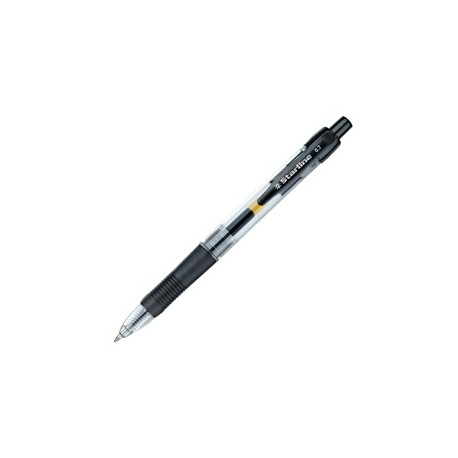 Penna a sfera a scatto con inchiostro gel  - punta fine 0,7mm - nero - Starline