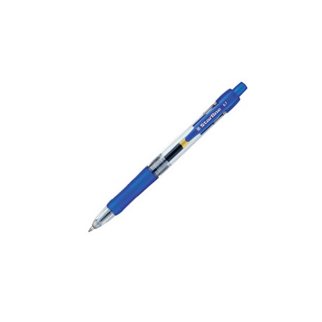 Penna a sfera a scatto con inchiostro gel - punta fine 0,7mm - blu - Starline
