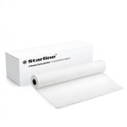 Carta plotter - stampa inkjet - 914 mm x 50 mt - 90 gr - opaca - bianco - Starline