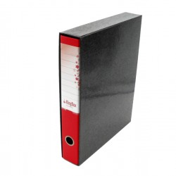 Registratore Kingbox - dorso 5 cm - protocollo 23 x 33 cm - rosso - Starline